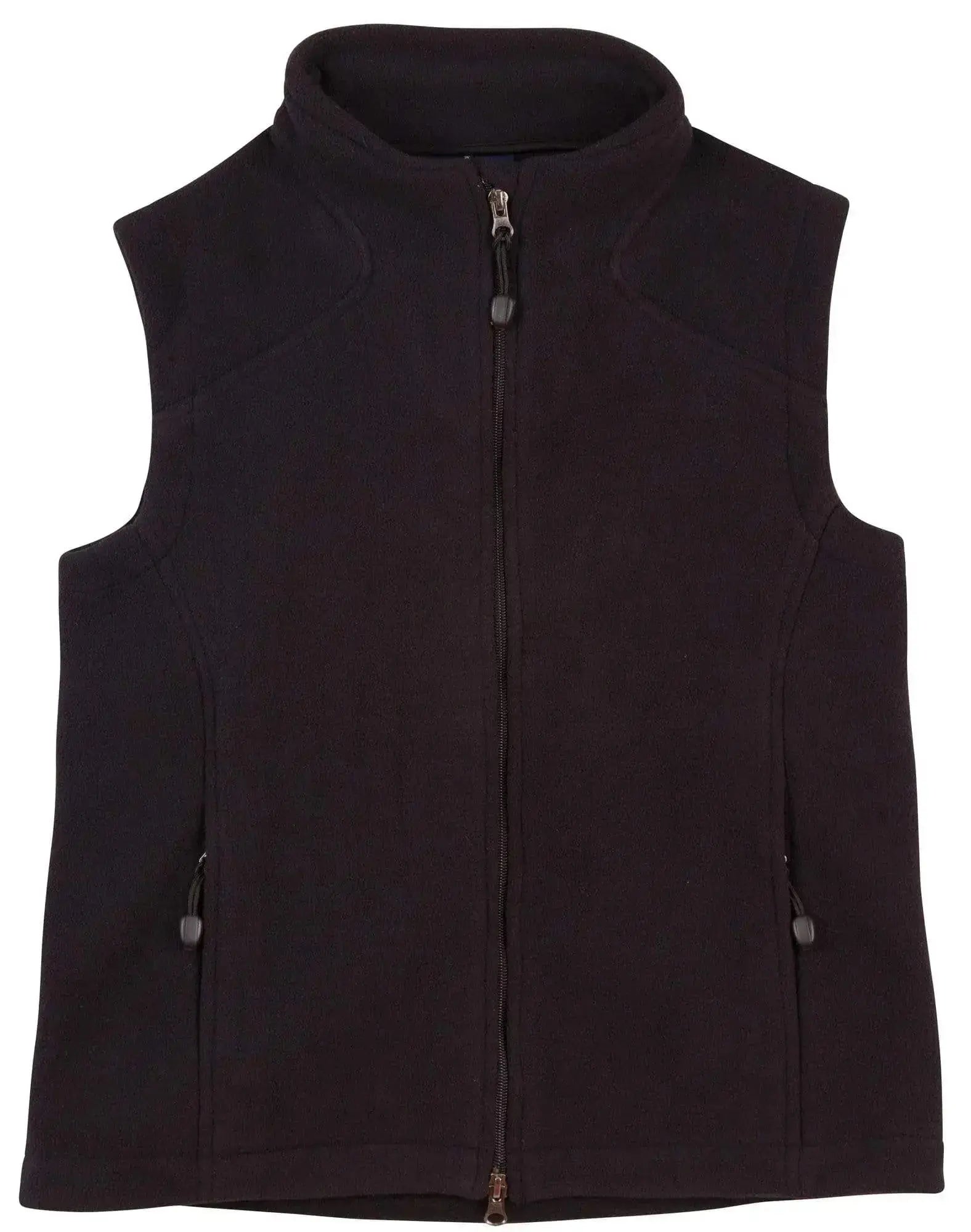 Diamond Fleece Vest Ladies' Pf10 Casual Wear Winning Spirit Black 8
